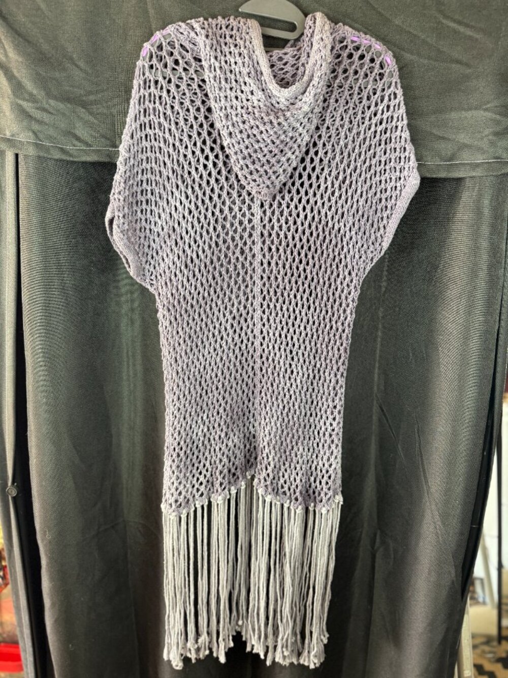 Jonny Cota Studio Knit Mesh Hoodie Tunic (one size) - Picture 5 of 5